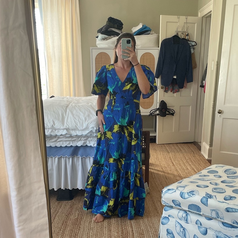 Target x Christopher John Rogers Blue Floral Dress